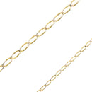 Curb open delgada 14k - 1.7 mm (1.73g 40cm)