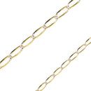 Curb open gruesa 14k - 3.2 mm (6.15g 40cm)