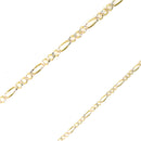 Figaro open delgada 14k - 1.7 mm (1.75g 40cm)