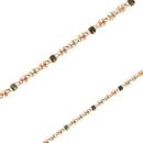 Oval diamantada 14k - 1.8 mm (1.29g 40cm)