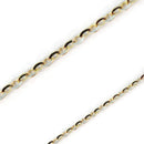 Rolo diamantada 14k - 0.7 mm (1.21g 40cm)