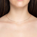 Cubo rosa 14k - 0.5 mm (0.83g 40cm)