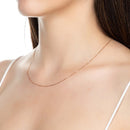 Cubo rosa 14k - 0.5 mm (0.83g 40cm)