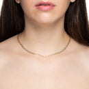 Curb open gruesa 14k - 3.2 mm (6.15g 40cm)