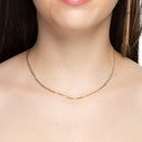 Figaro open delgada 14k - 1.7 mm (1.75g 40cm)