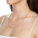 Mirror amarilla diamantada 10k - 1.7 mm (.92g 40cm)