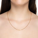 Mirror amarilla lisa 14k - 1.7 mm (1.02g 40cm)