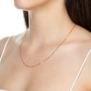 Mirror amarilla lisa 14k - 1.7 mm (1.02g 40cm)