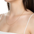 Rolo diamantada 14k - 0.7 mm (1.21g 40cm)