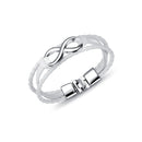 A0044 Joyería de acero y piel Joyería de acero hombre OUXI 