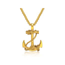 A0060 Joyería de acero y piel Joyería de acero hombre OUXI 