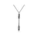 A0065 Joyería de acero y piel Joyería de acero hombre OUXI 