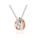 A0073 Joyería de acero y piel Joyería de acero hombre OUXI 