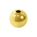 Bolita Lisa de Oro de 10k Oro 10k Joyas Diamex 