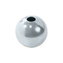 Bolita Hueca de Oro Blanco de 14k Oro 14k Joyas Diamex 