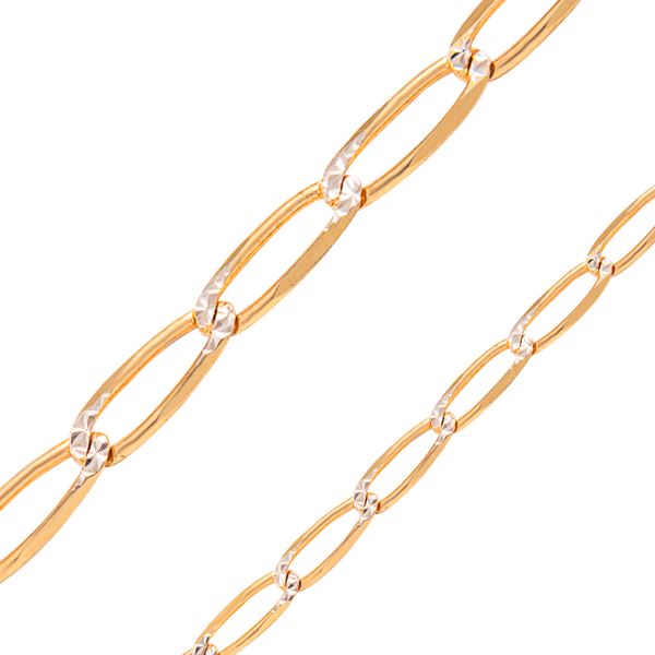 Curb open delgada - 1.7 mm (1.5g 40cm) Cadena italiana Joyas Diamex 