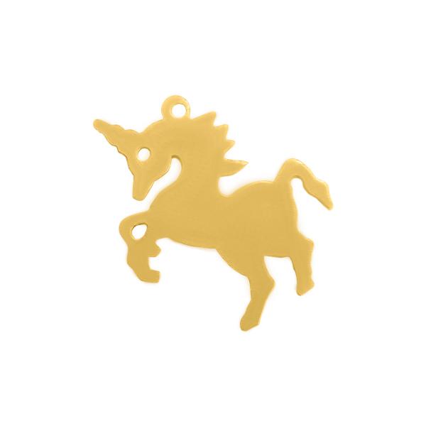 Unicornio de Gold Filled Gold Filled Joyas Diamex 