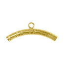 Tubo Curvo con Asa de Gold Filled Gold Filled Joyas Diamex 